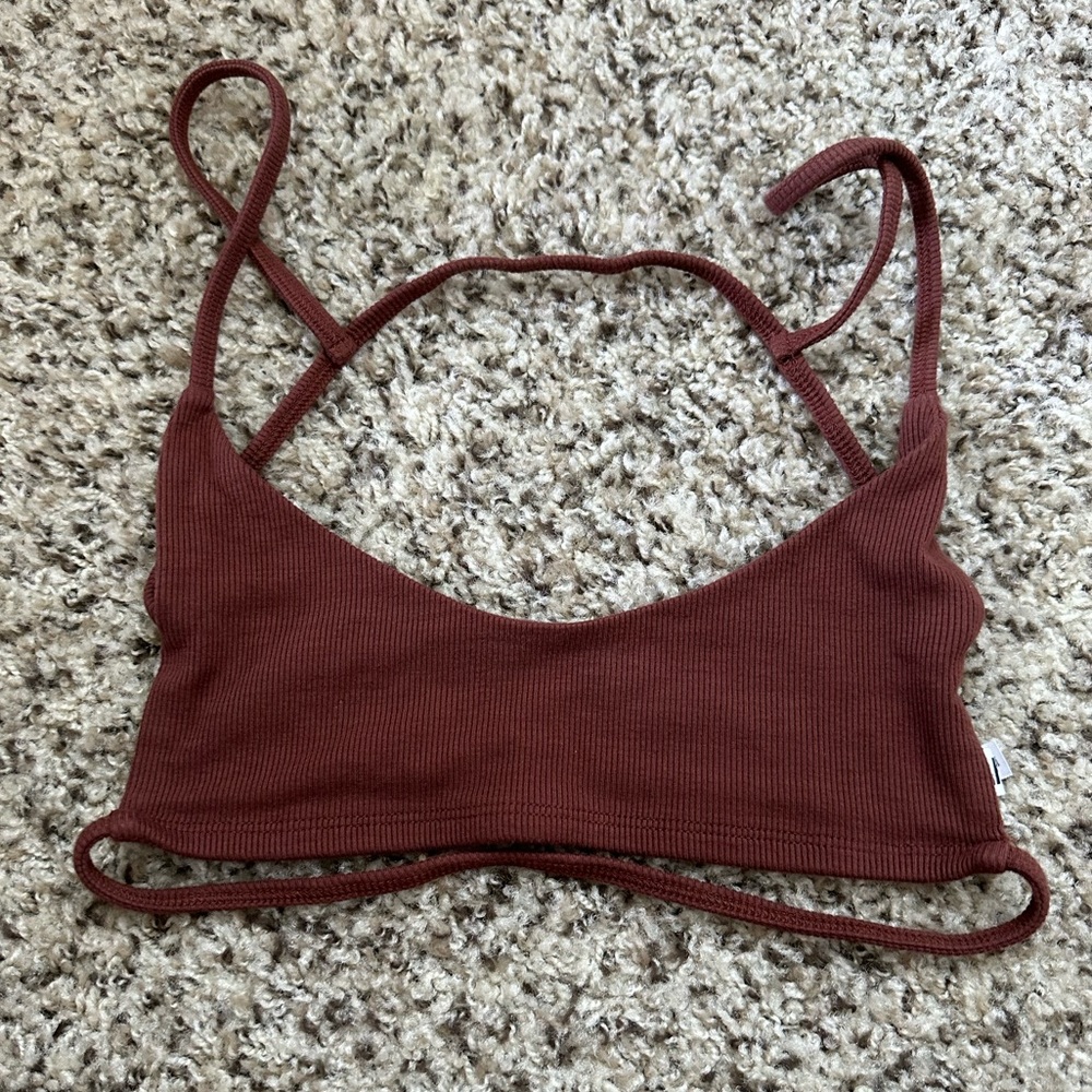 Strappy Joah Brown Bra top